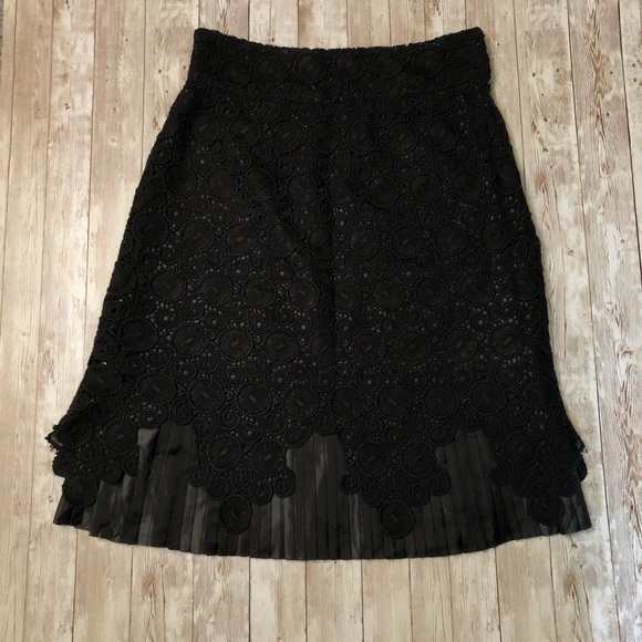 Anthropologie Dresses & Skirts - Anthropologie Leifsdottir Lace Appliqué Skirt